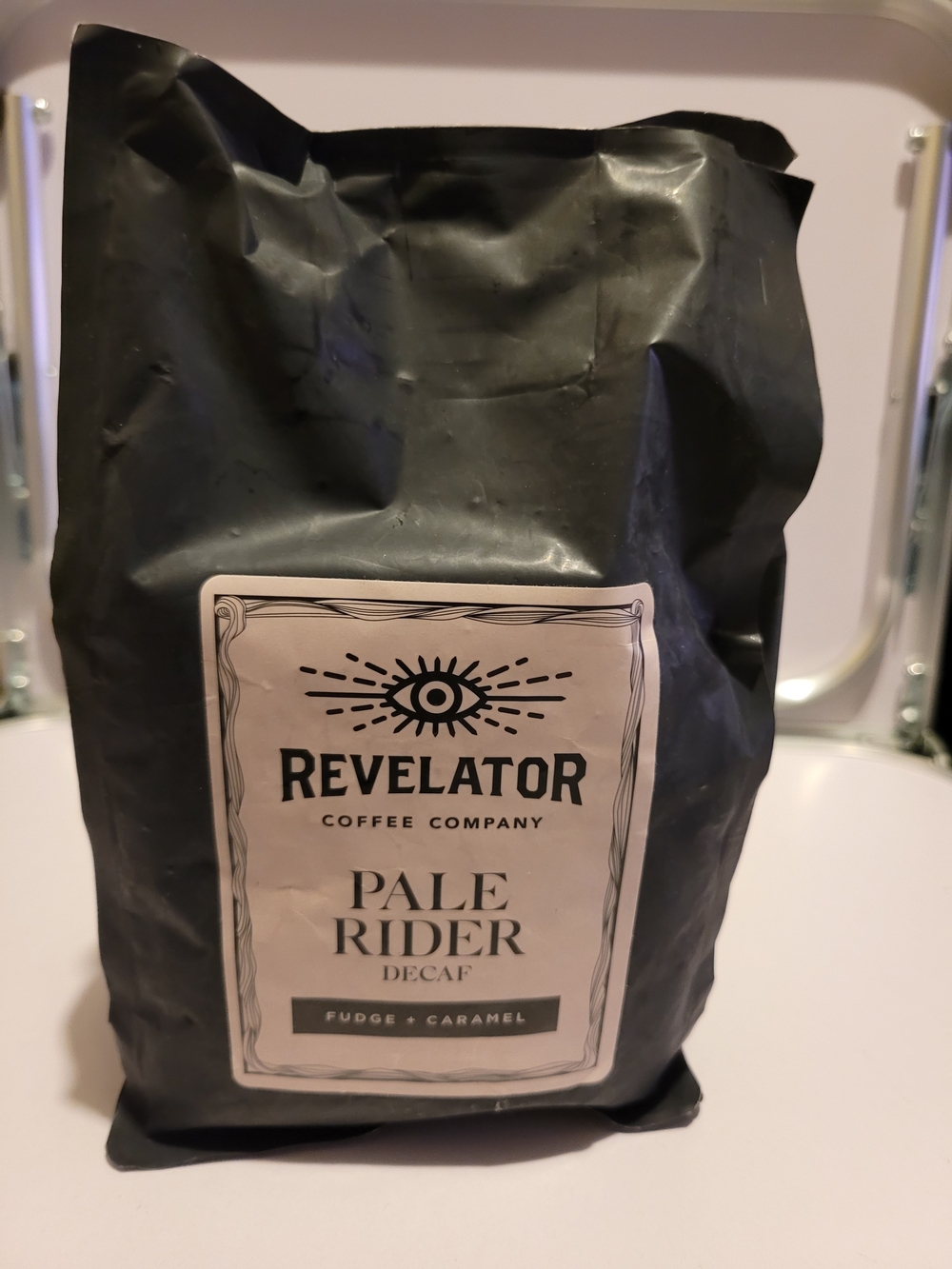 Pale Rider Decaf Coffee – Fudge + Caramel 12oz